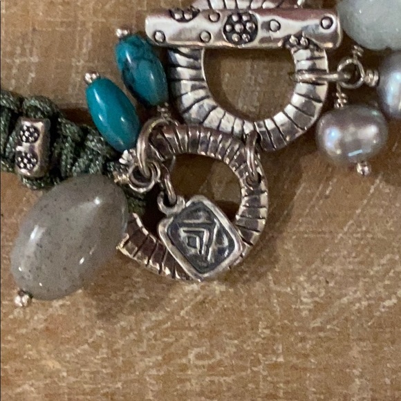 🌟SILPADA B2314 Woven Cord & Mixed Stone Bracelet - Picture 3 of 8